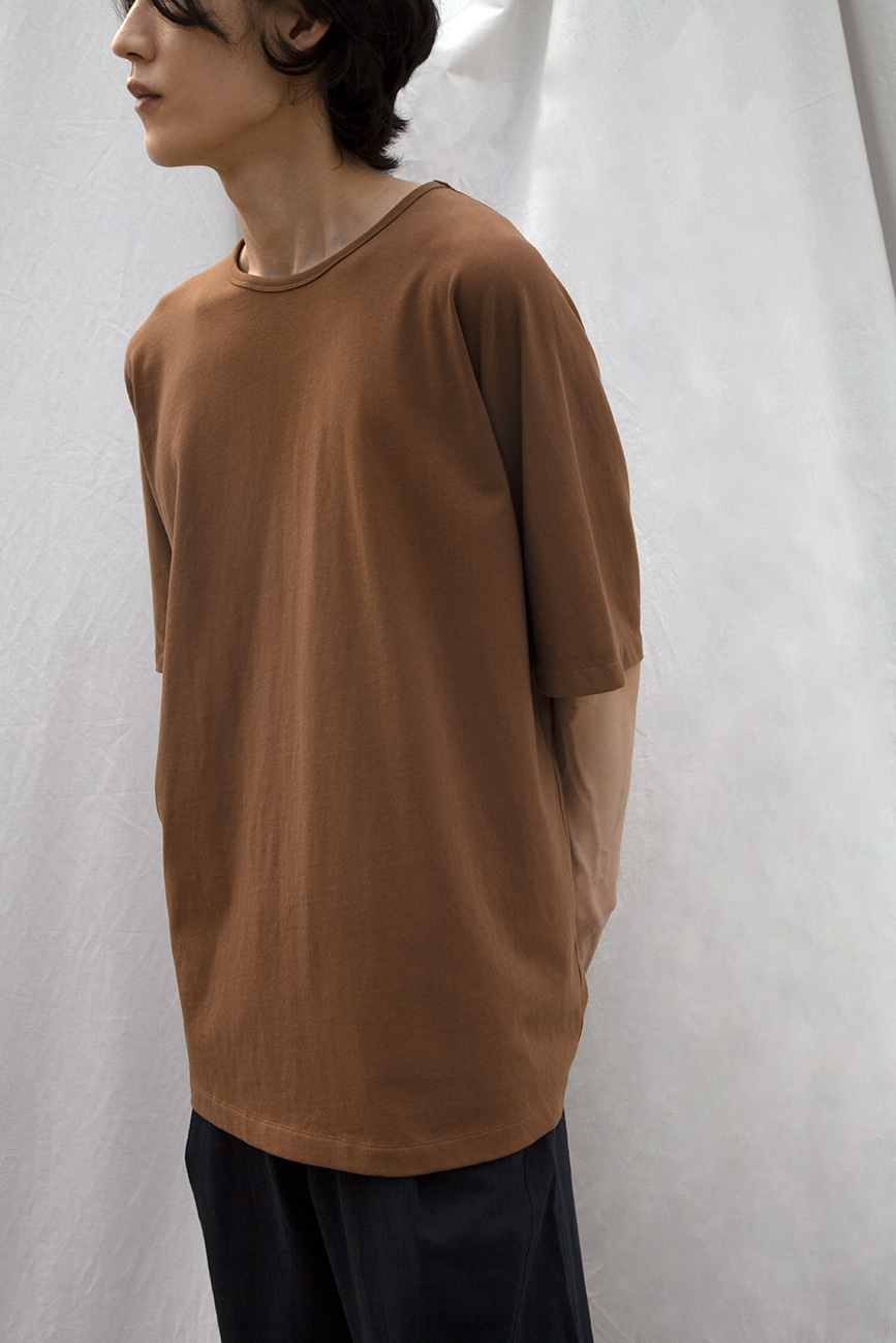 [DRUG] 21S/S 홀 컷 티셔츠 Amber brown